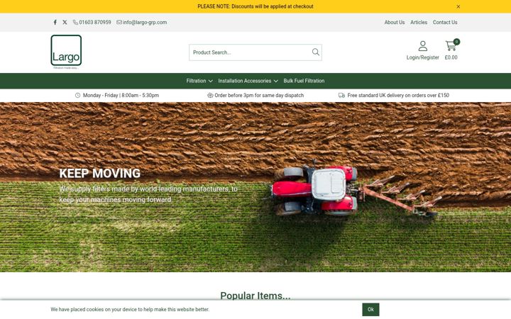 Screenshot of largo-grp.com