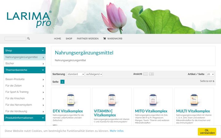 Screenshot of larimapro.de