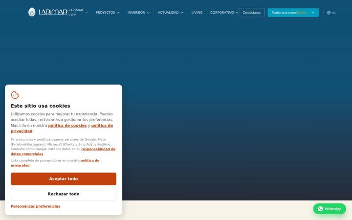 Screenshot of larimarcity.com