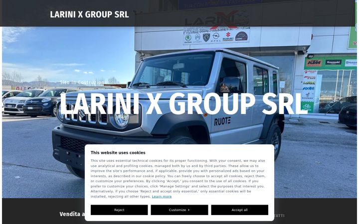 Screenshot of larinixgroup.it