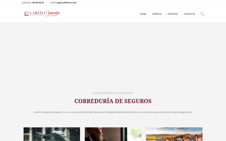 Screenshot of larino.com