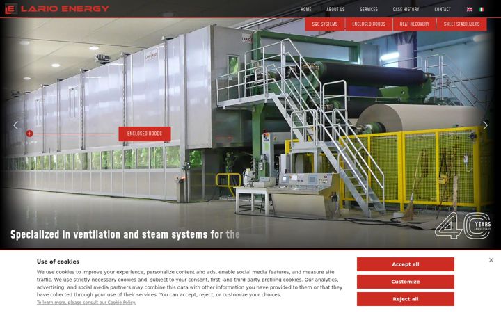 Screenshot of larioenergy.com