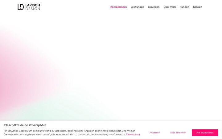 Screenshot of larischdesign.de
