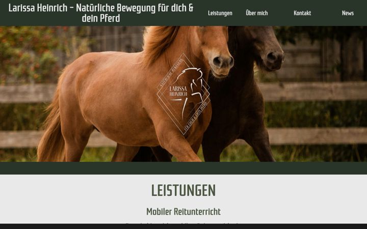 Screenshot of larissa-heinrich.de