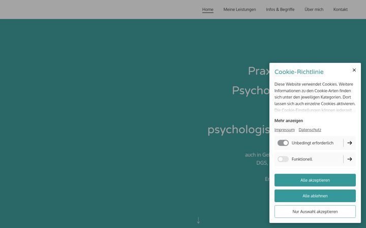 Screenshot of larissa-netschitailo.de
