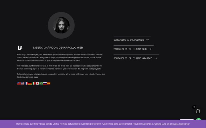 Screenshot of larissaborg.es