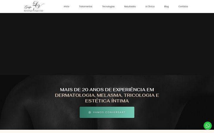 Screenshot of larissaviana.com.br