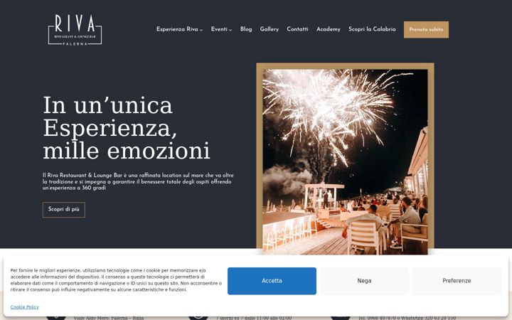 Screenshot of larivadifalerna.it