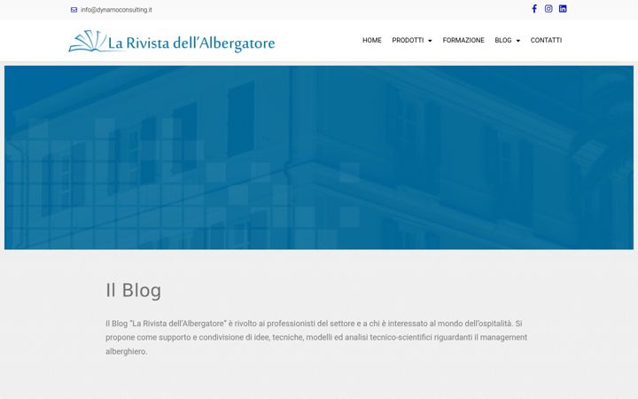 Képernyőkép: larivistadellalbergatore.it