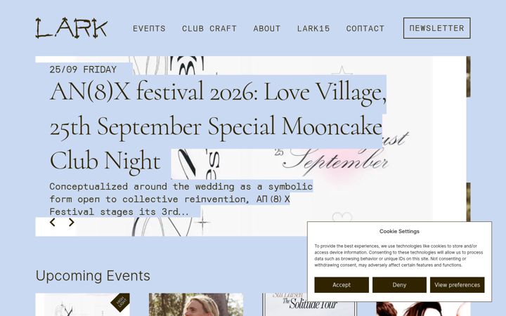 Screenshot of larkberlin.com