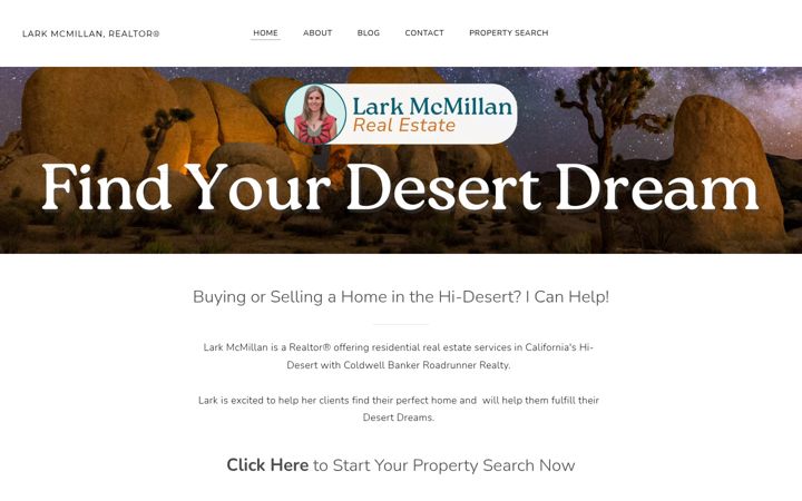 Screenshot of larkmcmillan.com
