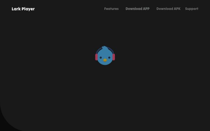 Captură de ecran a larkplayerapp.com