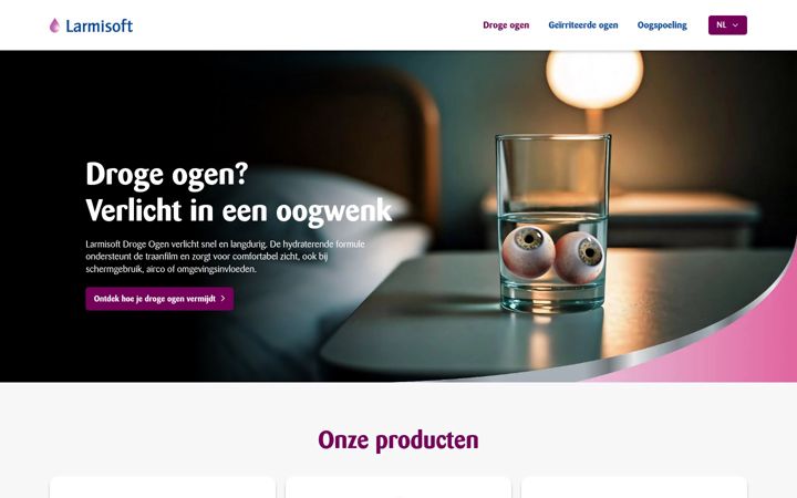 Screenshot of larmisoft.be