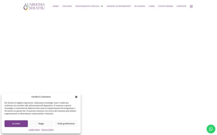 Screenshot of larmoniashiatsu.it