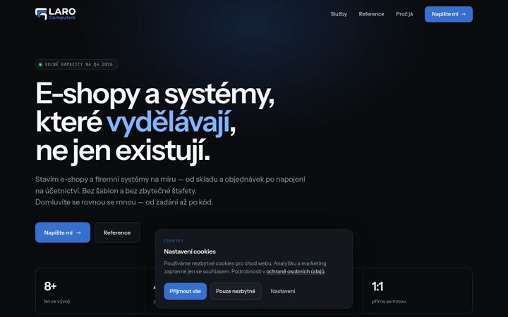 Screenshot of laro.cz