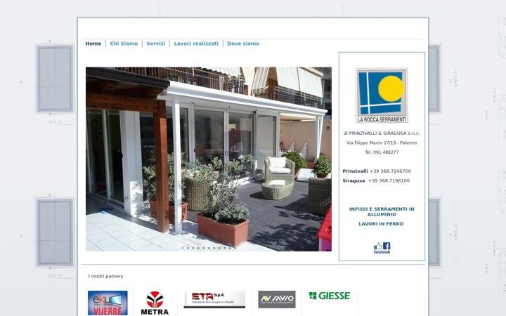Snimka zaslona za laroccaserramenti.com