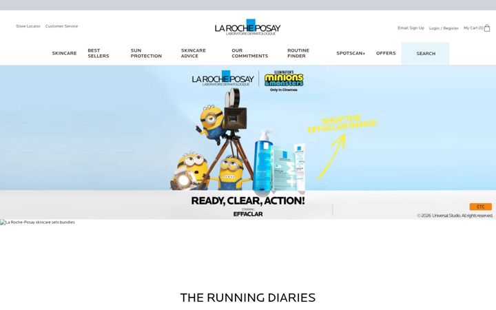 Screenshot of laroche-posay.com.au