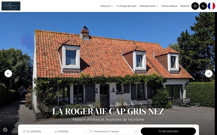Screenshot of larogeraie.fr