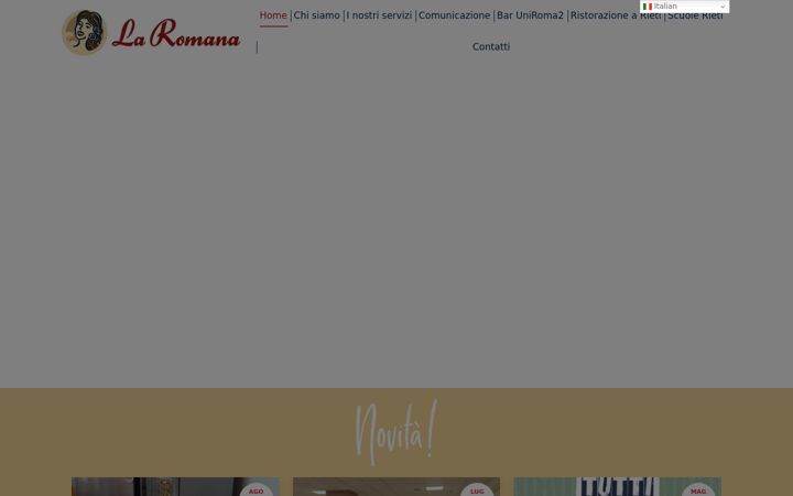 Screenshot of laromanacooperativa.it