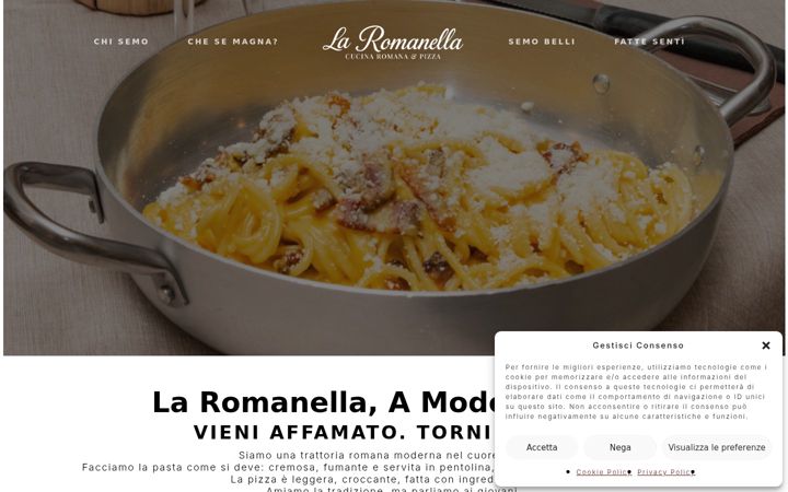 Screenshot of laromanellaivrea.it