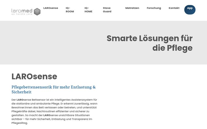 Screenshot of laromed.com