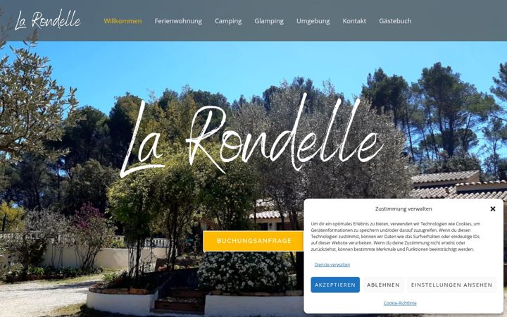 Screenshot of larondelle.info