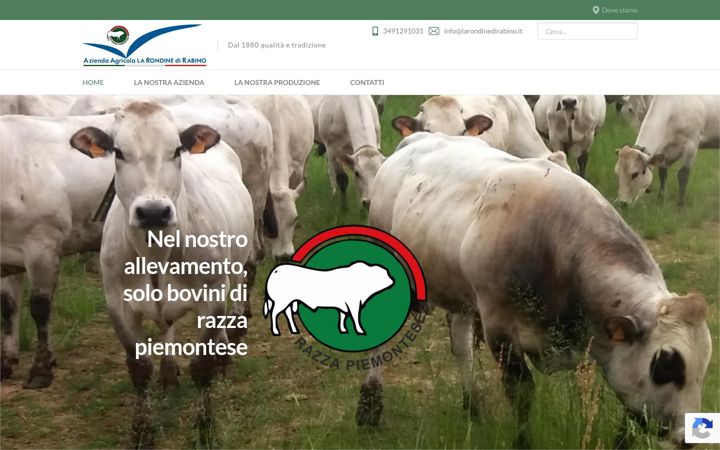 Screenshot of larondinedirabino.it