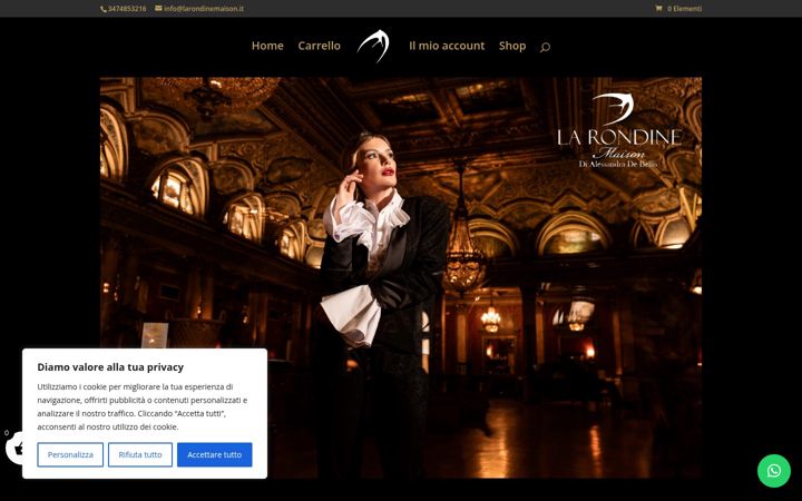Screenshot of larondinemaison.it