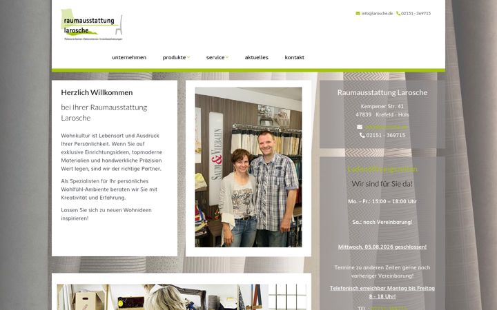 Screenshot of larosche.de