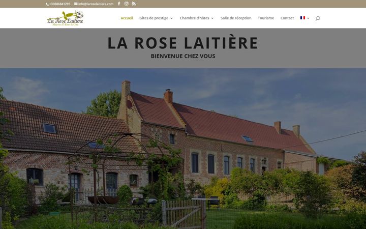 Screenshot of laroselaitiere.fr