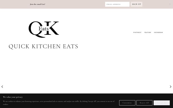 Screenshot of laroseskitchen.com