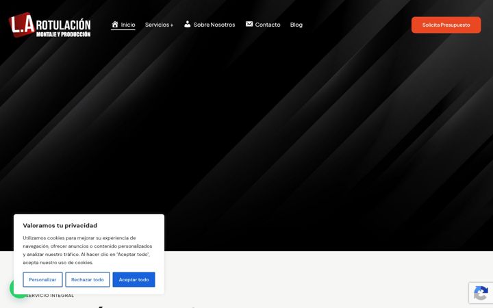 Screenshot of larotulacion.com