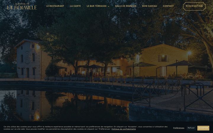 Screenshot of laroussille.com