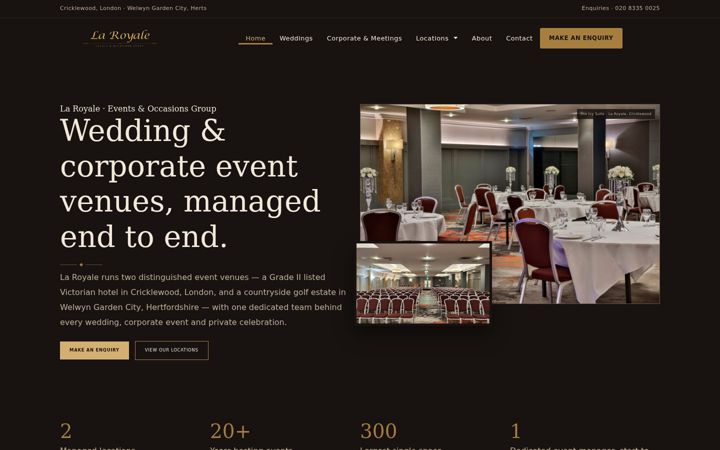 Screenshot of laroyale.co.uk