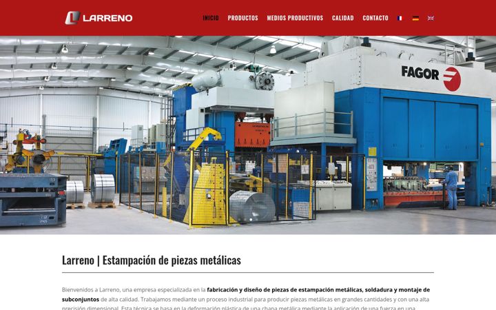 Screenshot of larreno.com