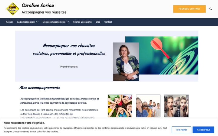Screenshot of larret-creation.fr