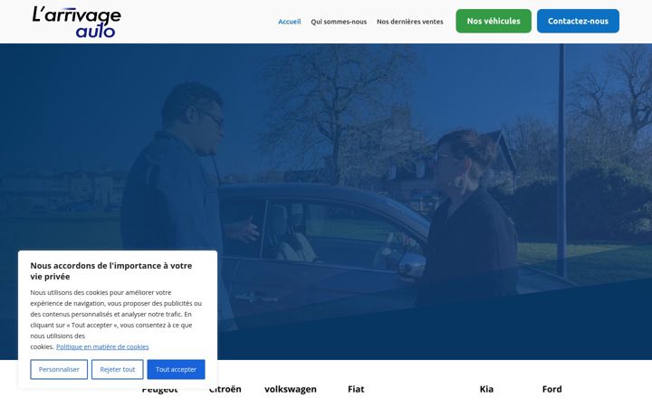 Screenshot of larrivage-auto.com