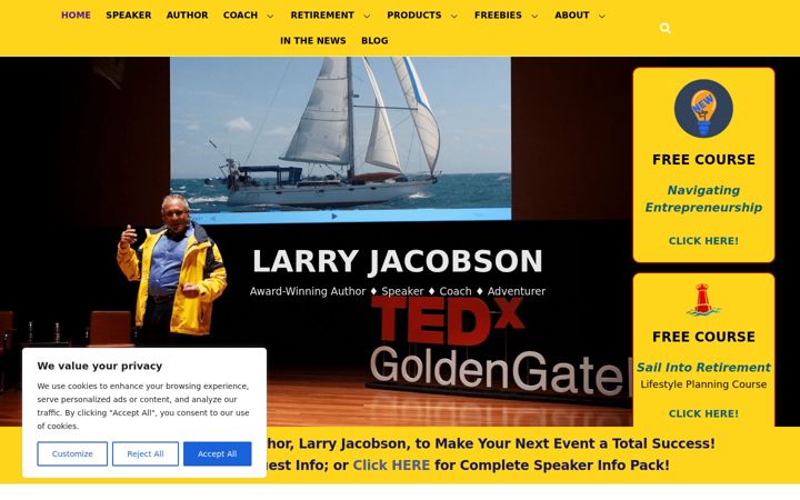 Screenshot of larryjacobson.com