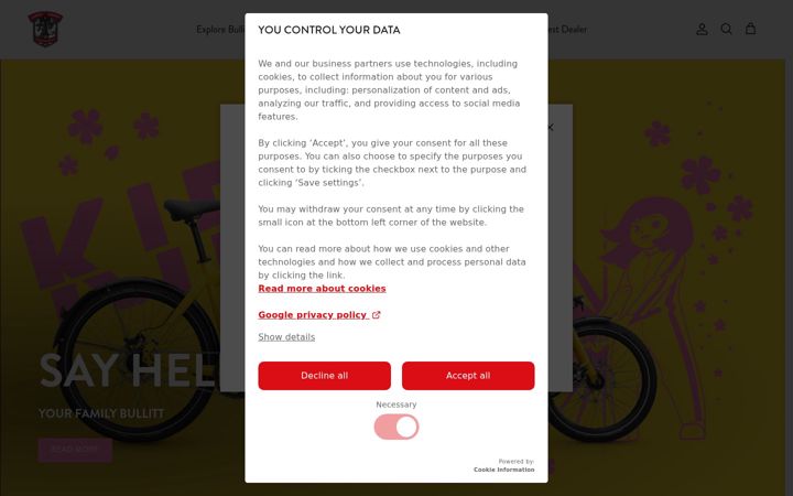 Screenshot of larryvsharry.com