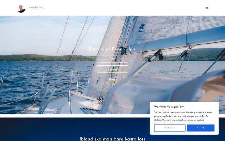Screenshot of lars-ericsson.com