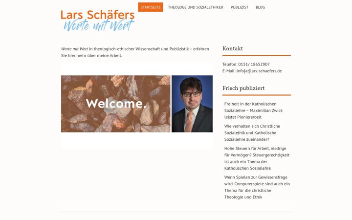 Screenshot of lars-schaefers.de
