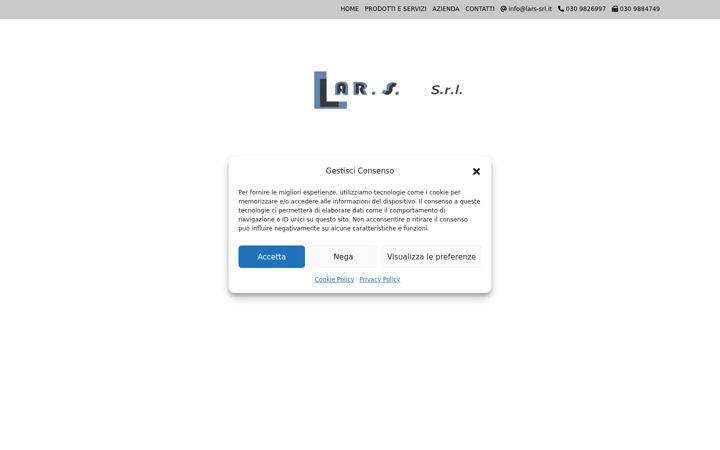 Screenshot of lars-srl.it