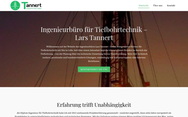 Screenshot of lars-tannert.de
