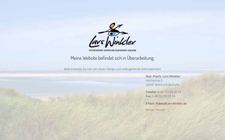 Screenshot of lars-winkler.de
