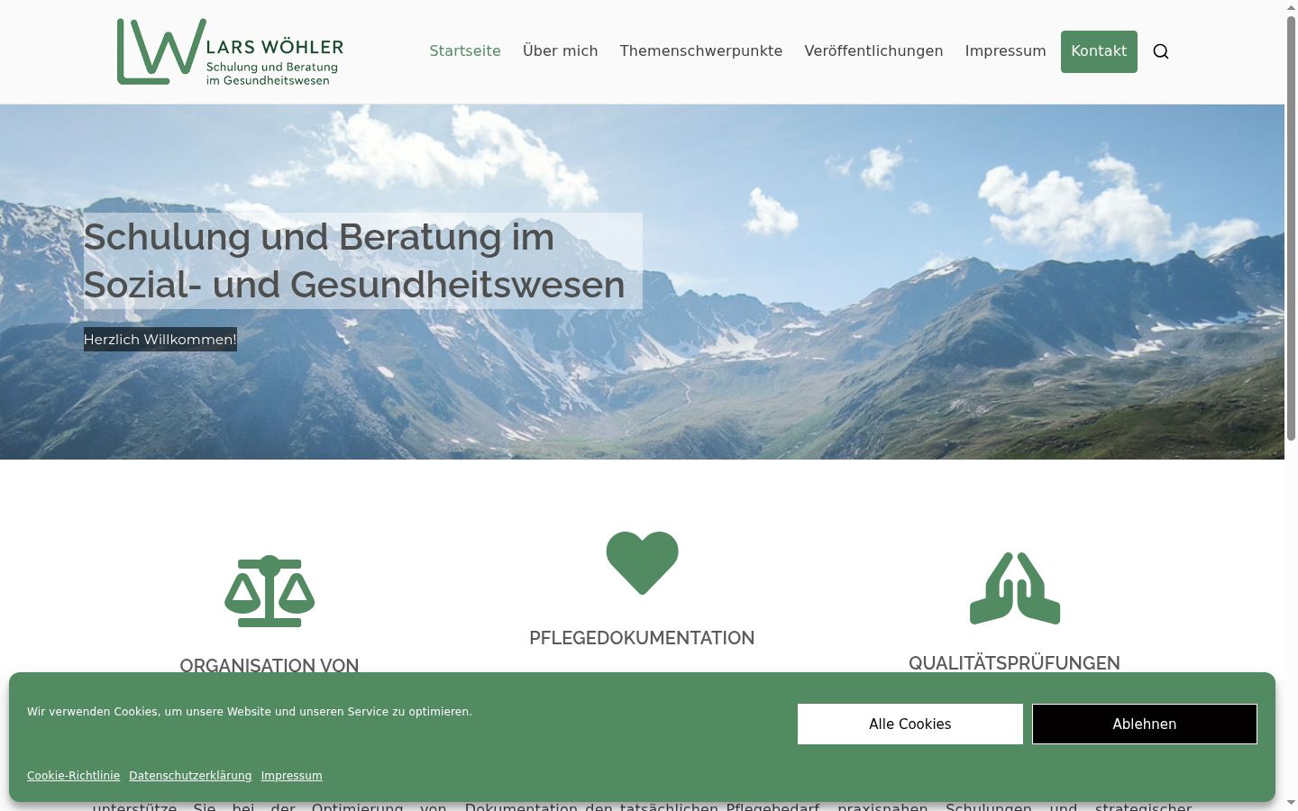 Screenshot tal-banner tal-kunsens muri qabel kwalunkwe interazzjoni