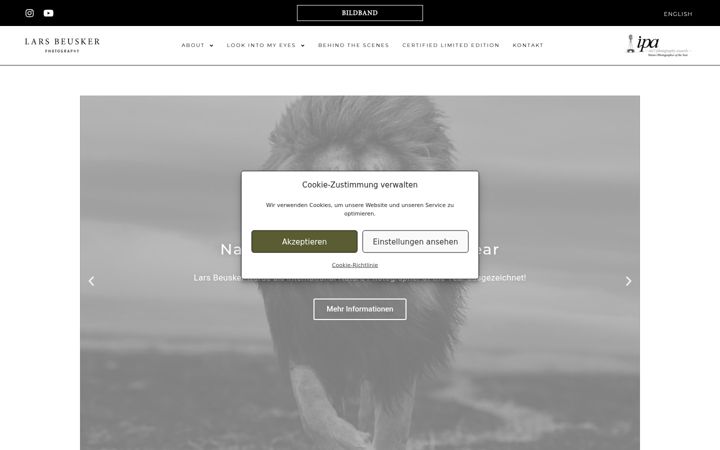 Screenshot of larsbeusker.com