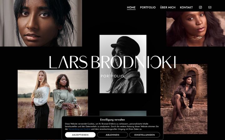 Screenshot of larsbrodnicki.com