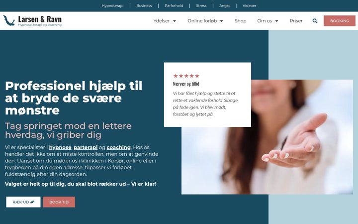 Ekrānuzņēmums no larsenogravn.dk