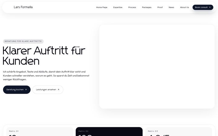Screenshot of larsformella.de