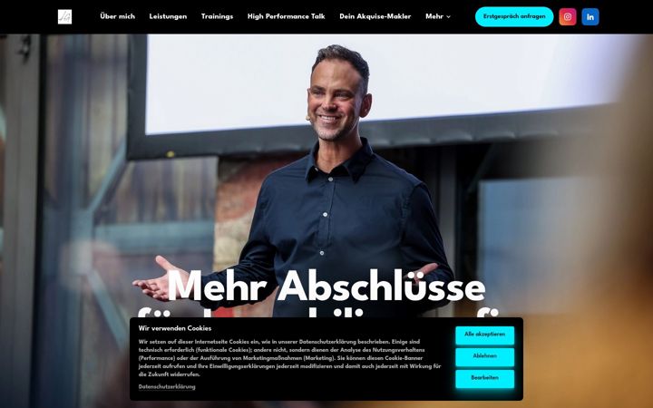 Screenshot of larsglaeser.de